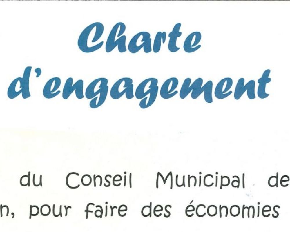 Charte d'engagement du Conseil Municipal des Enfants