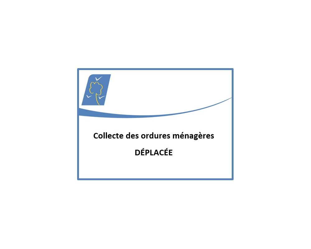 Collecte des ordures ménagères 11 novembre