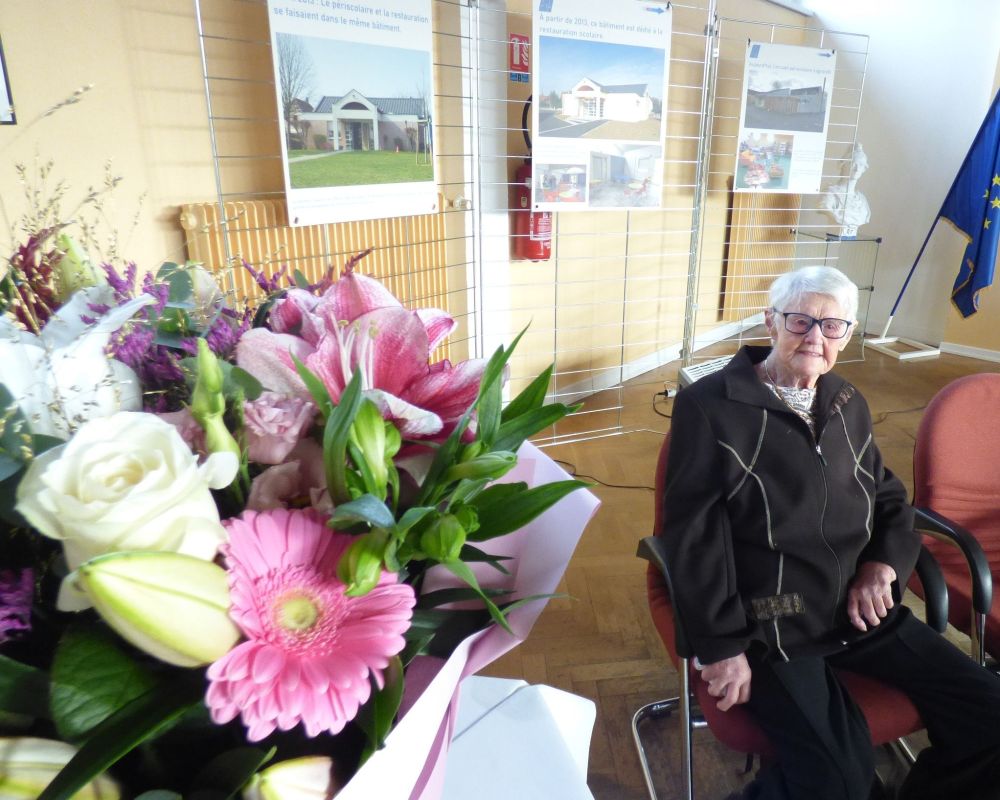 Une belle réception pour une centenaire