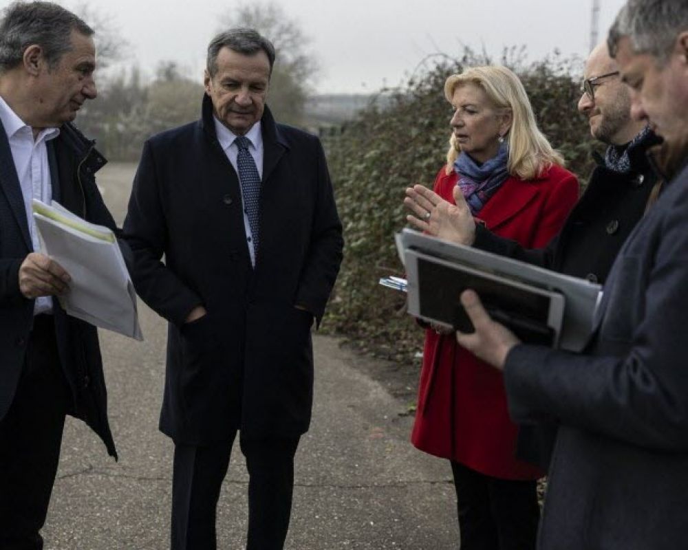 Visite de la commune du 26 avril 2024 / Présidente l’Eurométropole de Strasbourg 