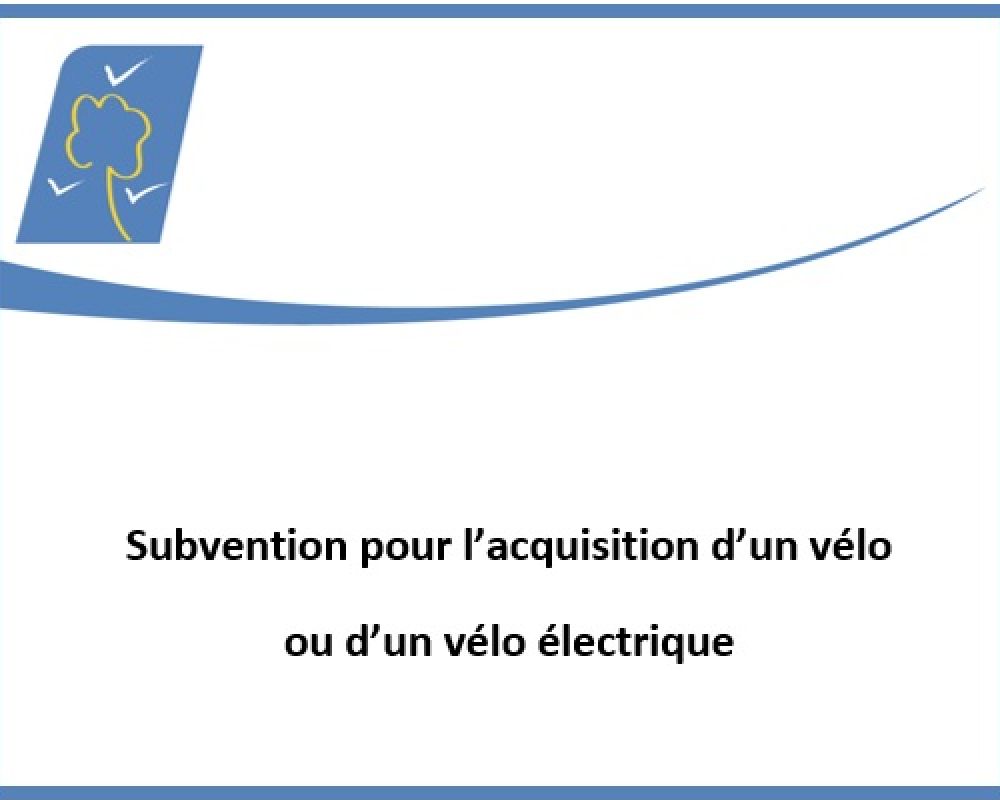 Subvention pour l'acquisition d'un vélo ou d'un vélo à assistance électrique
