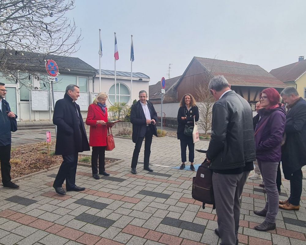 Visite de la commune du 19 mars 2024 / Présidente l’Eurométropole de Strasbourg